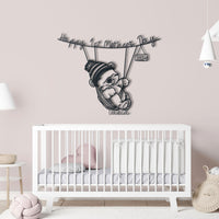 Thumbnail for Family Custom Metal Wall Art Cute Cub Happy First Mother's Day 2