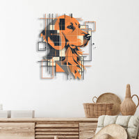 Thumbnail for Abstract Golden Retriever Metal Wall Art, Gift for Dog Lovers, Perfect for Dog Enthusiasts