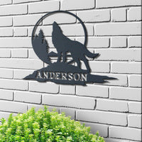 Wolf Lovers Metal Wall Art Idea For Wall Decoration Personalized