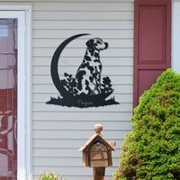 Dalmatian Metal Wall Art, Personalized Home Decor Gift, Ideal Gift for Dog Lovers