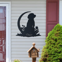 Labradoodle Metal Wall Art, Personalized Home Decor Gift, Ideal Gift for Dog Lovers
