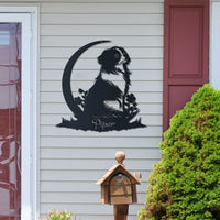 Japanese Chin Metal Wall Art, Personalized Home Decor Gift, Ideal Gift for Dog Lovers