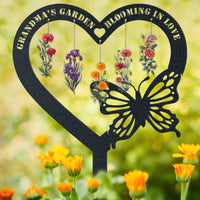 Thumbnail for Custom Garden Stake with Birth Month Flower  Acrylic Ornament, Perfect for Garden Decor or Mothers Day Gift