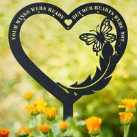 Thumbnail for Engraved Pet Memorial Garden Stake with Acrylic Ornaments, Custom Tribute for Lost Pets, Bereavement Gift