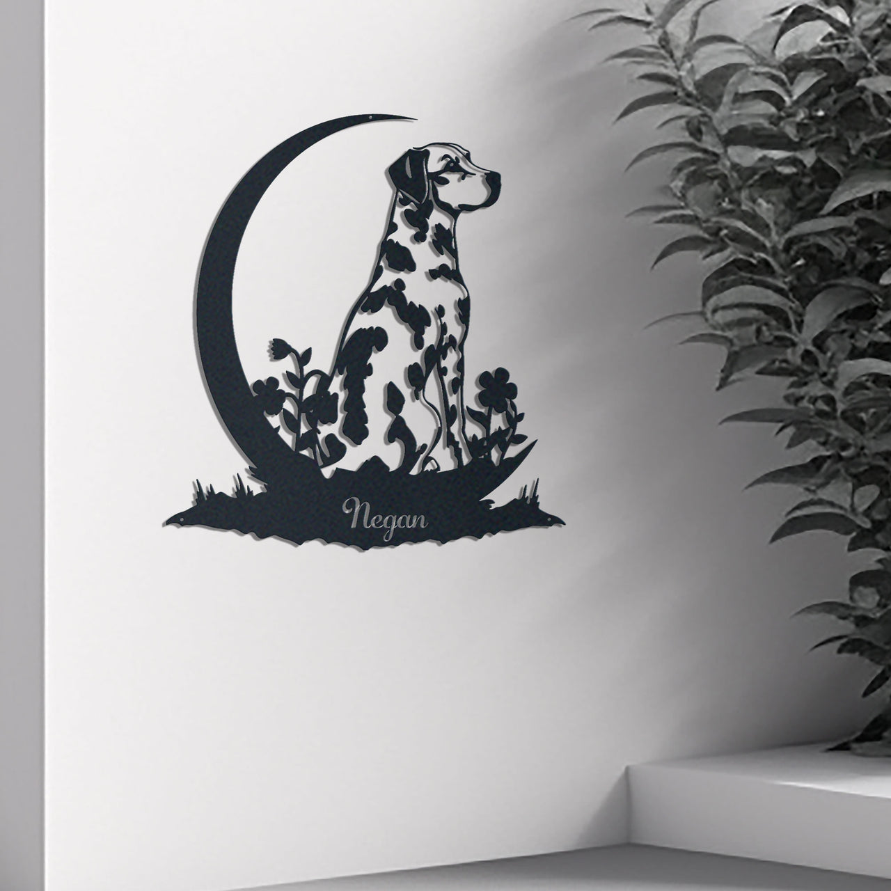 Dalmatian Metal Wall Art, Personalized Home Decor Gift, Ideal Gift for Dog Lovers
