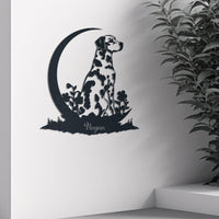 Dalmatian Metal Wall Art, Personalized Home Decor Gift, Ideal Gift for Dog Lovers