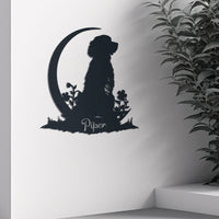 Labradoodle Metal Wall Art, Personalized Home Decor Gift, Ideal Gift for Dog Lovers