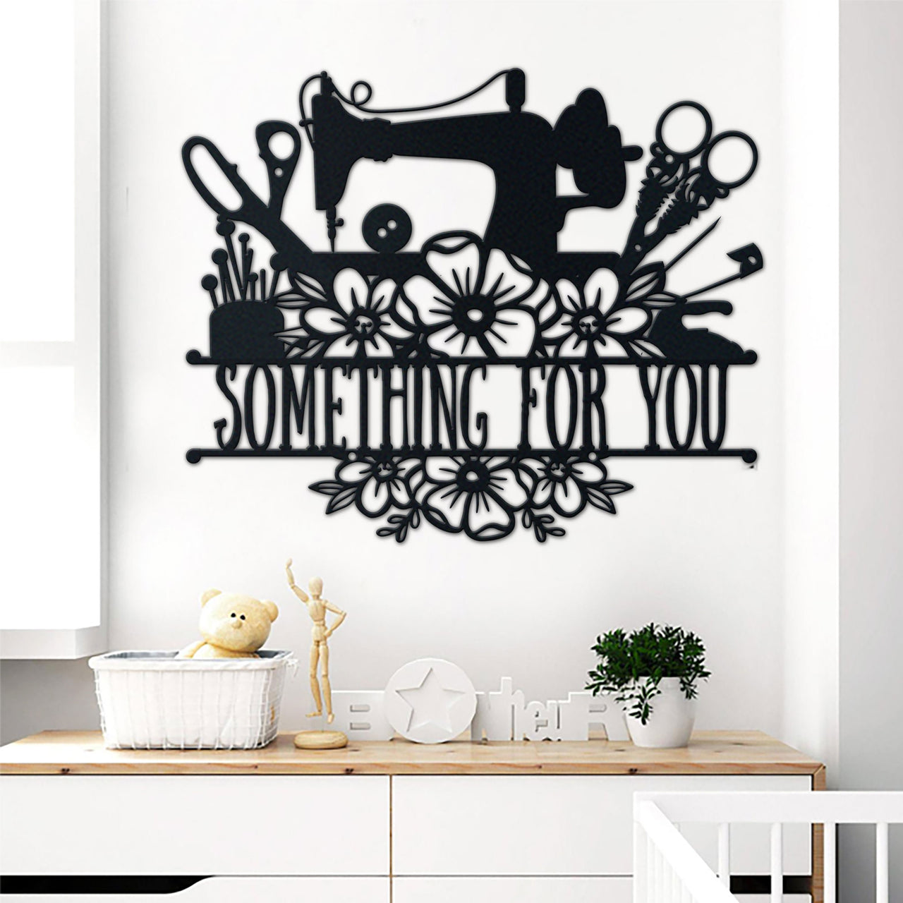 Sewing Lovers Happy Place Metal Sign Name Idea For Wall Decoration Personalized 1
