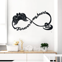 Thumbnail for Dog Lovers Forever In My Heart Personalized Name Metal Wall Art