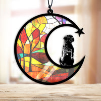 Suncatcher Ornament Boxer 4 Memorial, Dog Ornament Home Decor, Pet Loss Gift, Thoughtful Christmas Gift