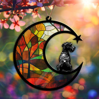 Suncatcher Ornament Airedale Terrier Memorial, Dog Ornament Home Decor, Pet Loss Gift, Thoughtful Christmas Gift