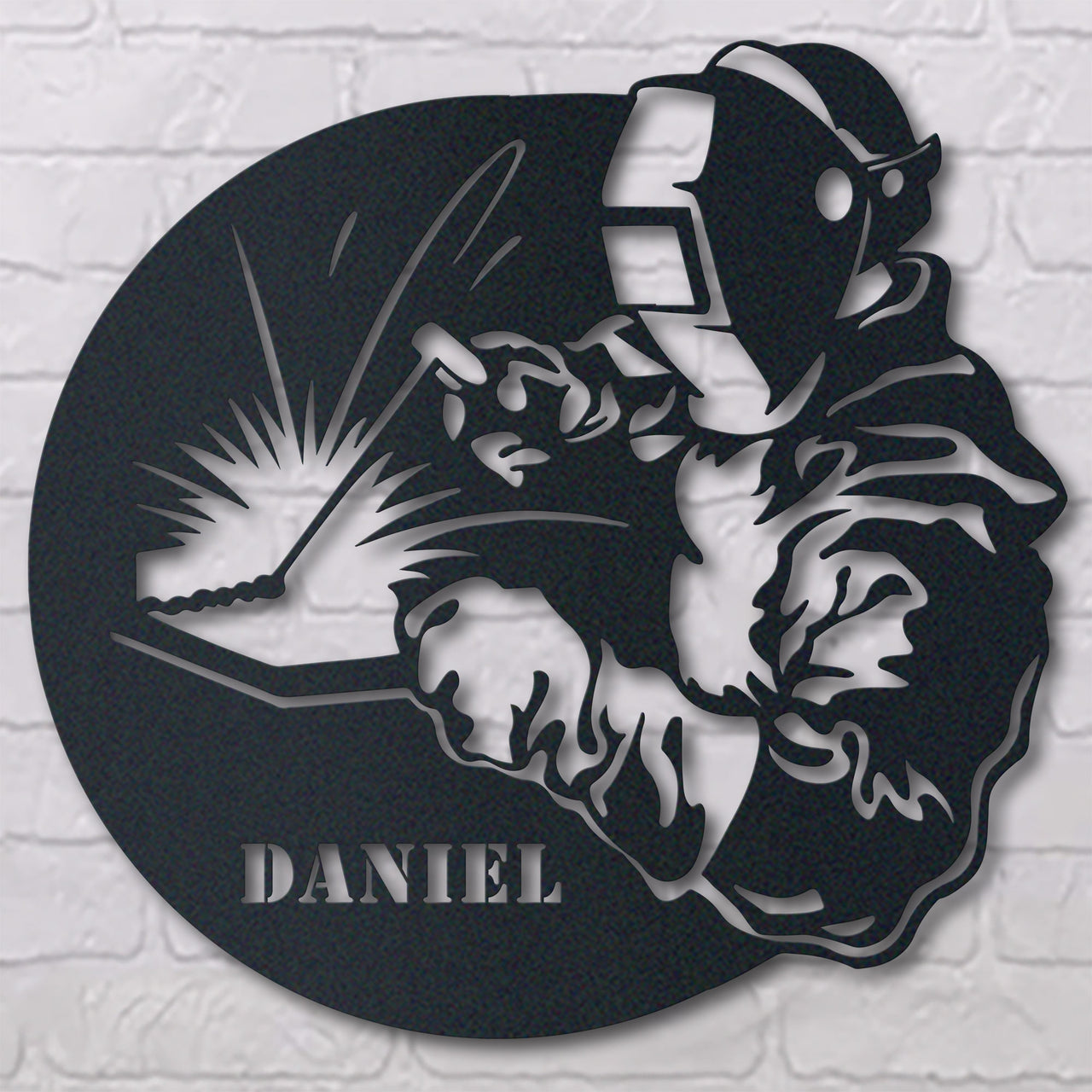 Welder Name Metal Wall Art Idea For Wall Decoration Personalized