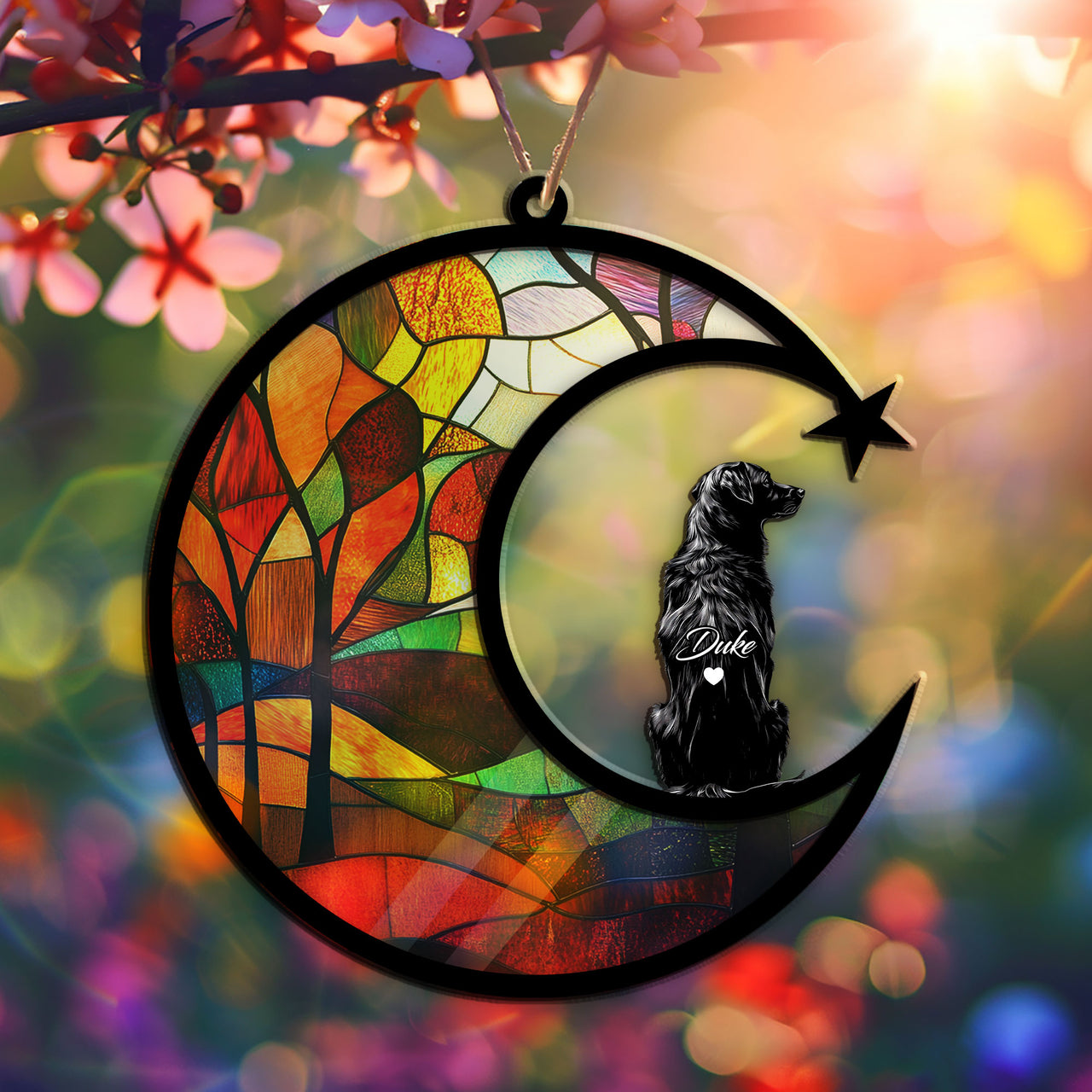 Suncatcher Ornament Anatolian Shepherd Memorial, Dog Ornament Home Decor, Pet Loss Gift, Thoughtful Christmas Gift