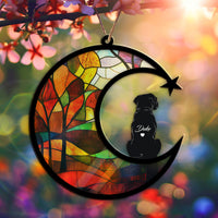 Suncatcher Ornament Bullmastiff Memorial, Dog Ornament Home Decor, Pet Loss Gift, Thoughtful Christmas Gift