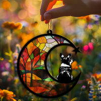 Suncatcher Ornament Corgi Memorial, Dog Ornament Home Decor, Pet Loss Gift, Thoughtful Christmas Gift