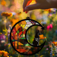 Suncatcher Ornament German Shepherd 01 Memorial, Dog Ornament Home Decor, Pet Loss Gift, Thoughtful Christmas Gift