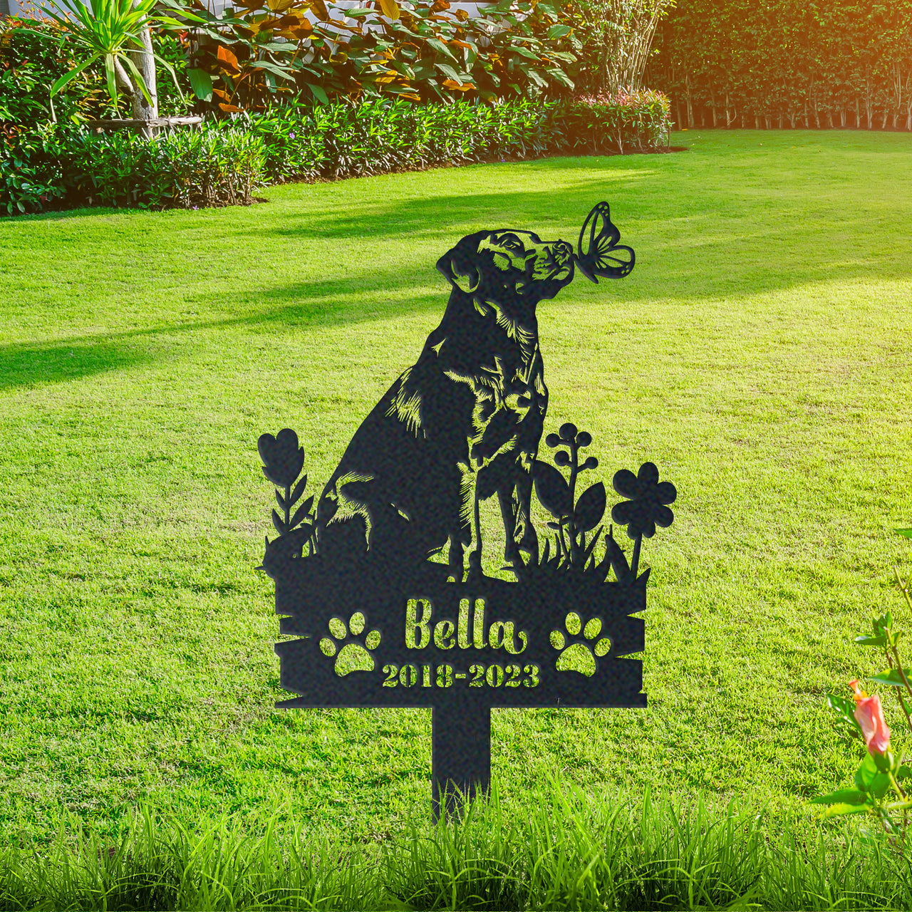 Personalized Garden Stake Gift for Labrador Retriever Memorial Pet Sympathy Signs Dog Loss Gift