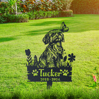 Personalized Garden Stake Gift for Maltese Memorial Pet Sympathy Signs Dog Loss Gift