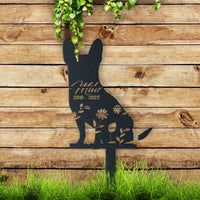 Thumbnail for Personalized Cute Chihuahua Garden Stake Pet Memorial Signs Pet Loss Gift