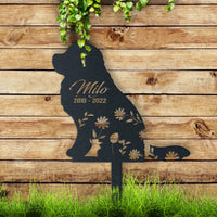 Thumbnail for Personalized Cute Great Pyrenees Garden Stake Pet Memorial Signs Pet Loss Gift
