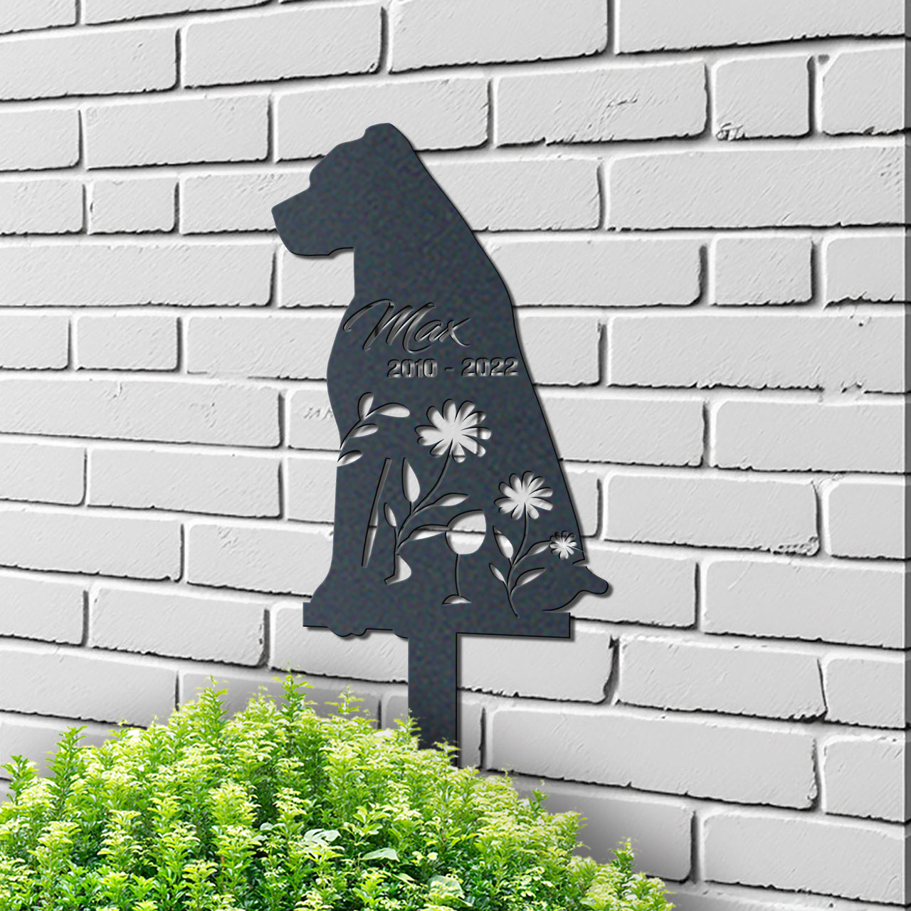 Personalized Cute Cane Corso Garden Stake Pet Memorial Signs Pet Loss Gift