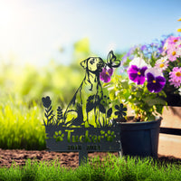 Personalized Garden Stake Gift for Black Mouth Cur Memorial Pet Sympathy Signs Dog Loss Gift