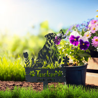 Personalized Garden Stake Gift for Borzoi Memorial Pet Sympathy Signs Dog Loss Gift