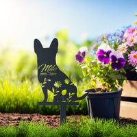 Thumbnail for Personalized Cute Chihuahua Garden Stake Pet Memorial Signs Pet Loss Gift