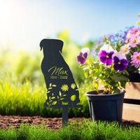 Thumbnail for Personalized Cute Rottweiler Garden Stake Pet Memorial Signs Pet Loss Gift