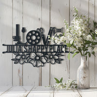 Thumbnail for Sewing Lovers Happy Place Metal Sign Name Idea For Wall Decoration Personalized 2