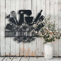 Thumbnail for Baking Lovers Metal Wall Art Idea For Wall Decoration Personalized