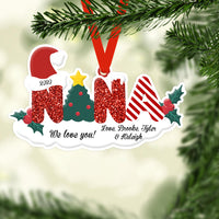 Thumbnail for Family Christmas Ornament NANA We Love You