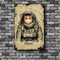Thumbnail for Cat Lovers Printed Metal Sign Astronaut Cat Vintage Personalized