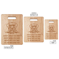 Thumbnail for Dog Lovers Maple Cutting Board Every Snack You Make Personalized