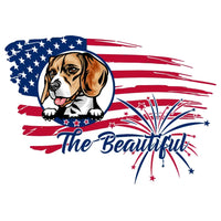 Thumbnail for Personalized Metal Signs Color Cute Dog Cat Gift with Beautiful American Flag Wall Art Decor