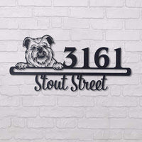 Thumbnail for Cute Brussels Griffon    Address Sign, House Number Sign, Address Plaque, Dog Lovers Gift