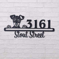 Thumbnail for Cute Miniature Pinscher 2    Address Sign, House Number Sign, Address Plaque, Dog Lovers Gift