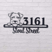 Thumbnail for Cute Lakeland Terrier 1    Address Sign, House Number Sign, Address Plaque, Dog Lovers Gift