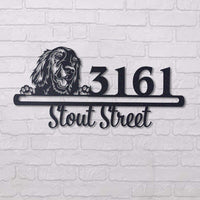 Thumbnail for Cute Irish Setter 2    Address Sign, House Number Sign, Address Plaque, Dog Lovers Gift