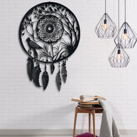 Thumbnail for Dream Catcher Metal Sign Bird Metal Decoration