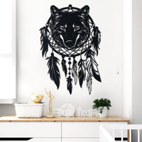 Thumbnail for Dream Catcher Metal Sign Wolf Metal Decoration