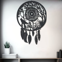 Thumbnail for Dream Catcher Metal Sign Bird Metal Decoration